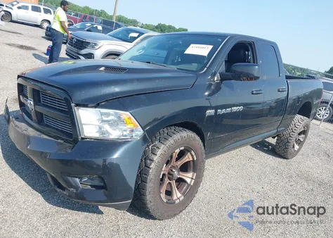 2012 Ram 1500 Sport из США, поврежденный, VIN 1C6RD7HT1CS343029